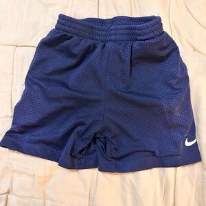Nike Kids Navy Blue Mesh Shorts